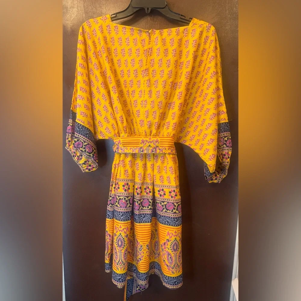 J. Crew NWT dolman sleeve dress, 
re-imagined Block Print. 
lined/pockets MP - Picture 5 of 13